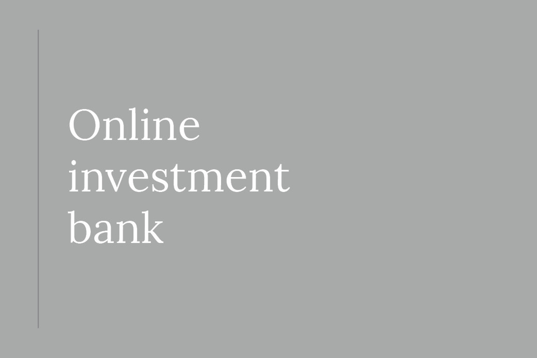 Investment Services Cases3